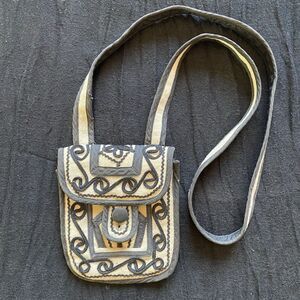 Vintage 90’s Solola Handwoven Wool/Cotton Crossbody Bag.